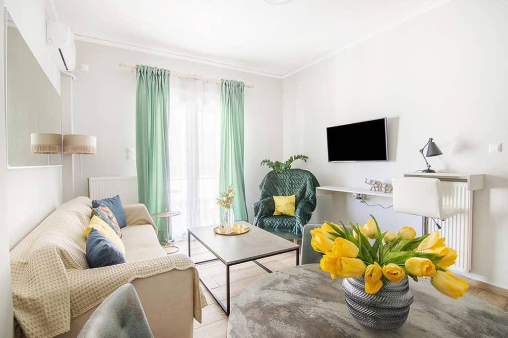 Bright Apartment For 6 Ppl In 아테네 외부 사진