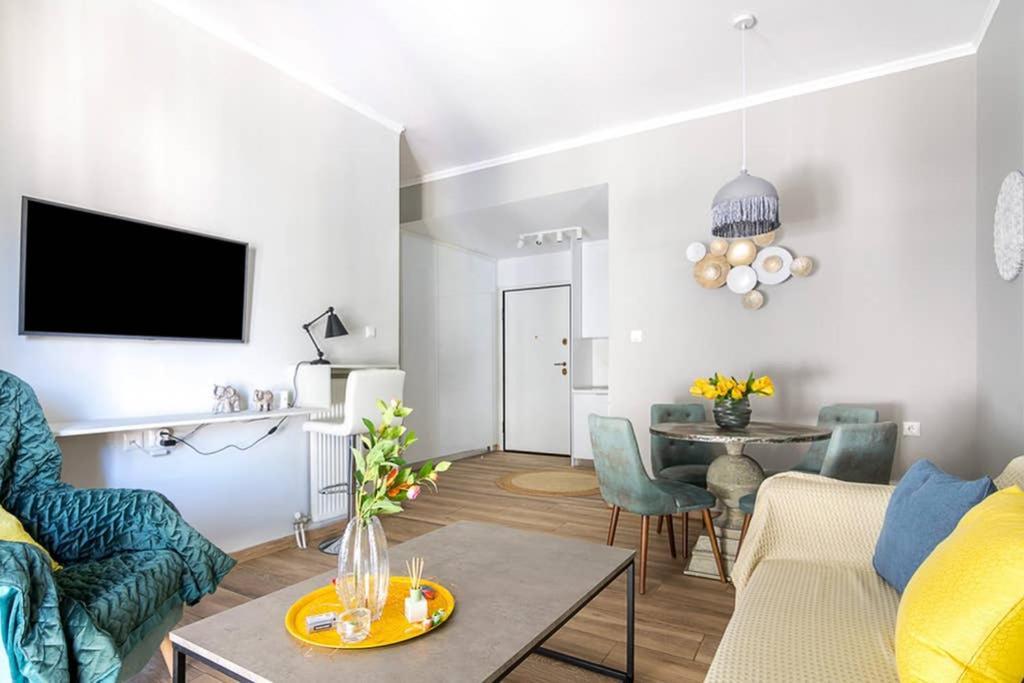 Bright Apartment For 6 Ppl In 아테네 외부 사진
